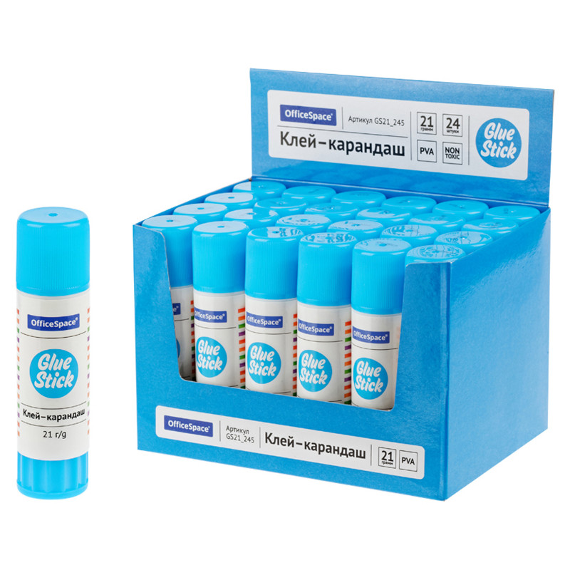 Клей-карандаш ПВА OfficeSpace GS21245