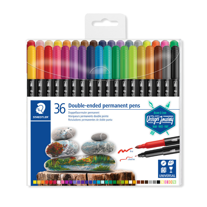 Фломастеры перманентные STAEDTLER 3187-TB36