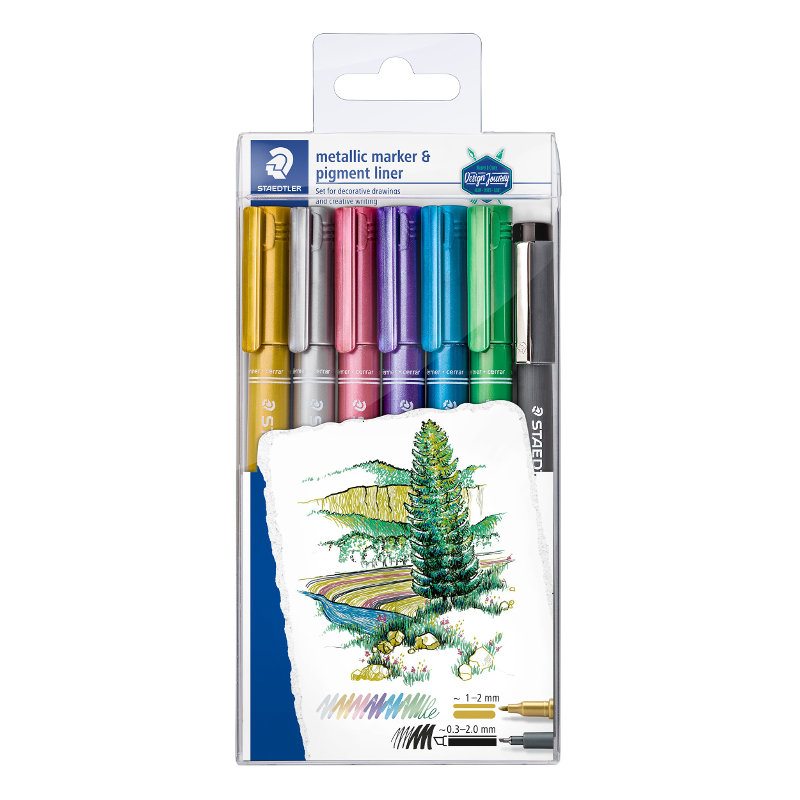 Набор маркеров STAEDTLER metallic 8323-SW P6P